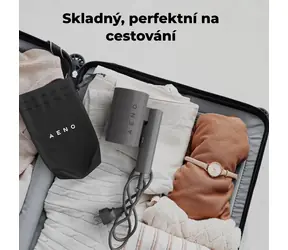 AENO HD2 / Vysoušeč vlasů / Skládací / 1700-2000 W / ionizátor / 3 rychlosti / cestovní taška