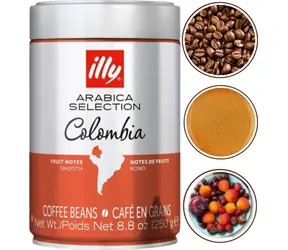 Illy Arabica Selection Colombia 250 g / Zrnková káva / Kolumbie