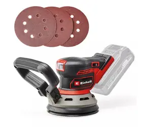 Einhell TP-RS 18/32 Li BL-Solo červená/černá / Aku excentrická bruska / 18V / 125 mm / bez aku a nabíječky