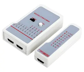LogiLink WZ0017 / Tester HDMI kabelů / 2x HDMI A / LED a zvuková signalizace