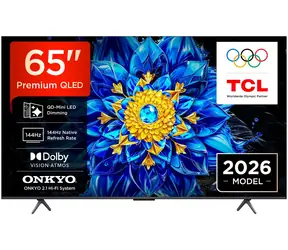 65" TCL 65P8L černá / Televize / QLED / 4K UHD / 144Hz / Google TV / Wi-Fi / Bluetooth