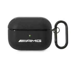 AMG Kožené pouzdro Big Logo pro Apple AirPods Pro černá / Pouzdro / kůže