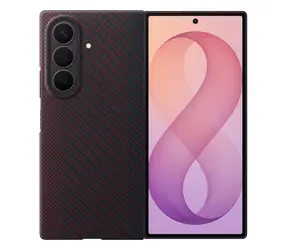 Samsung Carbon Magnet Case fialová / Pouzdro / pro Samsung Galaxy Z Fold8 Ultra / s magnetem