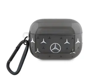 Mercedes MEAP28DPMGS černá / Pouzdro pro AirPods Pro 2 (2022/2023) / Large Star Pattern