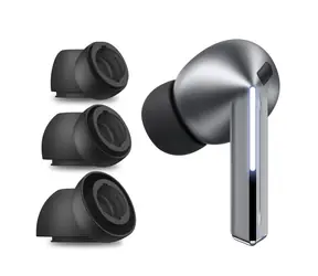Tech-Protect Ear Tips pro Samsung Galaxy Buds 3 Pro černá / Ušní nástavce / silikonové / velikosti S/M/L / 3 ks