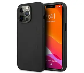 AMG Leather Hot Stamped černá / Zadní kryt / pro Apple iPhone 13 Pro