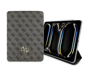 GUESS 4G hnědá / Folio pouzdro / pro Apple iPad Pro 11" (2024) / magnetické zapínání
