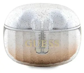 Guess Glitter Gradient TWS zlatá / Bezdrátová sluchátka / s dobíjecí stanicí