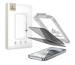 Tech-Protect Quick Set Spy+ / Ochranné sklo / Privacy / 2 ks / iPhone 15, 16