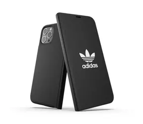 Adidas OR Booklet Case BASIC černá/bílá / Pouzdro typu kniha / Apple iPhone 12 Pro Max