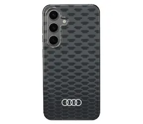 Audi Zadní kryt pro Samsung Galaxy S24 černá / Pouzdro / MagSafe / IML / Imitace prošívání