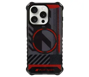 Audi IML Sport černá / Kryt / Apple iPhone 15 Pro / MagSafe