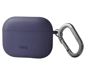 Uniq Nexo fialová / Pouzdro pro sluchátka / AirPods Pro 2 / s ušními háčky