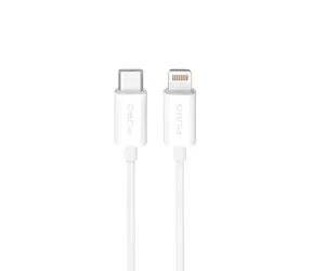 Puro TPE Kabel USB-C (M) - Lightning (M) bílá / Datový kabel / 2 m / 20 W