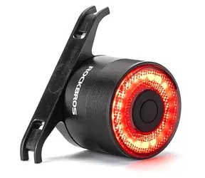 Rockbros Q3 černá / Zadní světlo na kolo / Smart Stop System