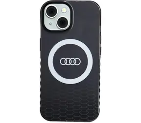 Audi IML Big Logo černá / Zadní kryt / MagSafe / Apple iPhone 13/14/15