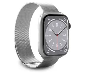 Puro Milanese stříbrná / Řemínek pro Apple Watch / Nerezová ocel / 42/44/45/49 mm