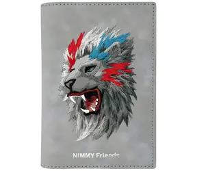 Nimmy Raptor Lion pouzdro na doklady a peněženka šedé / Pouzdro na doklady / Peněženka