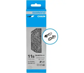 Shimano CN-HG701-11 / Řetěz / HG-X11 / E-BIKE / 11 rychlostí / 116 článků / Quick-Link