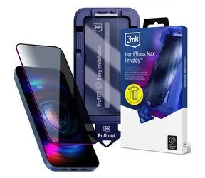 3mk HardGlass Max Privacy / Ochranné sklo / Apple iPhone 15 Pro Max / 9H / Privacy filtr