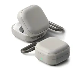 Ringke Onyx Magnetic pro Galaxy Buds4, Buds4 Pro šedé / Pouzdro / Magnetické / Silikon