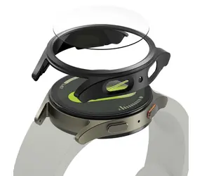 Ringke Slim kryt pro Samsung Galaxy Watch 7 44mm černý / Ochranný kryt / Tvrzené sklo / 44 mm