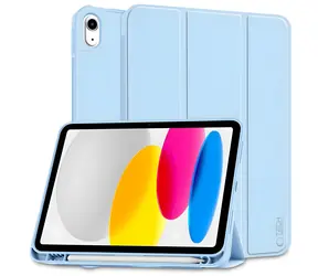 Tech-Protect SC Pen světle modrá / Pouzdro pro Apple iPad 10.9" 2022 / schránka na stylus