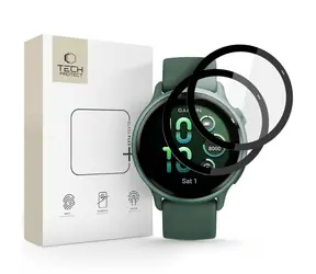 Tech-Protect Glass Flex+ pro Garmin Vivoactive 6 černé / Ochranné sklo / Hybridní / 2 ks