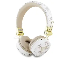 Guess GUBH70E4PTMH 4G Triangle bílá / Sluchátka / On-ear / Bluetooth / ENC