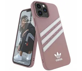 Adidas OR Molded Case PU růžová / Kryt / pro Apple iPhone 13 Pro Max / PU koženka