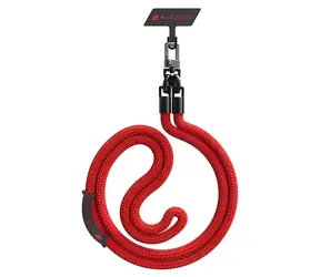 Audi Crossbody červená / Popruh na krk / Univerzální / 120 x 10 mm