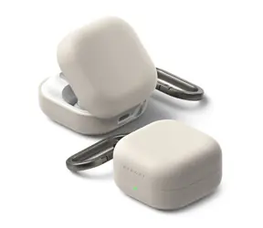 Ringke Silicone Case Samsung Galaxy Buds 4 Pro/4 béžová / Pouzdro pro sluchátka / silikonové