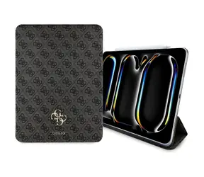 Guess GUFC13PM24PS4SGW hnědé / Pouzdro pro iPad Pro 13" 2024 / Magnetické / 4G Big Logo