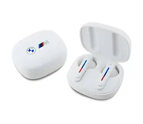 BMW BMBEMIATP20LOH bílá / Bluetooth sluchátka / TWS / dokovací stanice