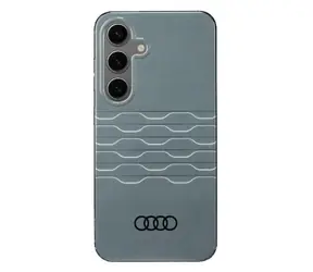 Audi IML Geometric Pattern šedá / Zadní kryt / tvrzený / pro Samsung Galaxy S24