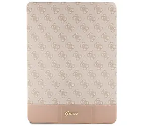 Guess 4G Stripe Allover růžová / Pouzdro / Apple iPad Pro 12.9"