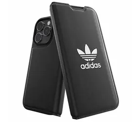Adidas Booklet Case BASIC černá/bílá / Pouzdro typu kniha / Apple iPhone 14 Pro
