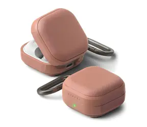 Ringke Onyx Magnetic pro Galaxy Buds4, Buds4 Pro růžové / Pouzdro / Magnetické / Silikon