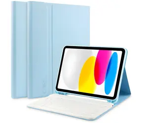 Tech-Protect SC Pen + Keyboard světle modrá / Pouzdro s klávesnicí / Apple iPad 10.9" (2022) / Bluetooth