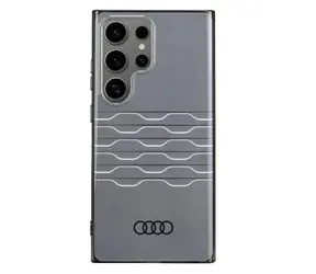 Audi IML Geometric Pattern černá / Kryt na telefon / Samsung Galaxy S24 Ultra / hardcase