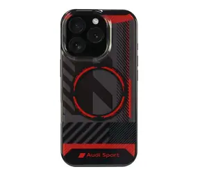 Audi IML Sport MagSafe iPhone 16 Pro černá / Zadní kryt / MagSafe