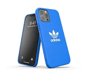 Adidas Moulded Case Basic modrá/bílá / Pouzdro / pro Apple iPhone 12 Pro Max