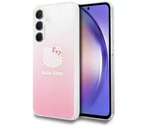 Hello Kitty IML Gradient Electrop Kitty Head růžová / Zadní kryt / pro Samsung Galaxy A55