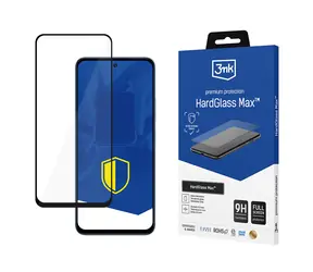 3mk HardGlass Max pro Xiaomi Redmi 12 černá / Tvrzené sklo / Celoplošné / Vyztužené