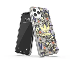 Adidas Clear Case CNY AOP zlatá / Pouzdro / Apple iPhone 11 Pro