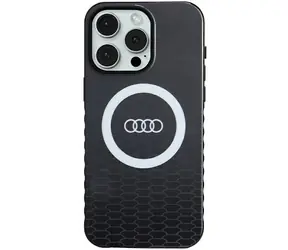 Audi IML Big Logo MagSafe kryt iPhone 15 Pro Max černá / Pouzdro / MagSafe