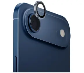 Uniq Optix hliníkový ochranný kryt objektivu pro iPhone Air modrá / Ochrana čočky fotoaparátu / s aplikátorem