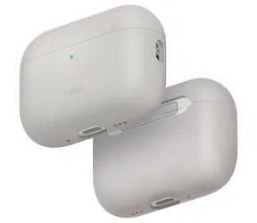 Uniq Lino béžová / Pouzdro pro AirPods Pro / Silikon