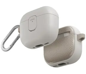 Uniq Clyde Lock pouzdro pro AirPods 4 béžová / Pouzdro