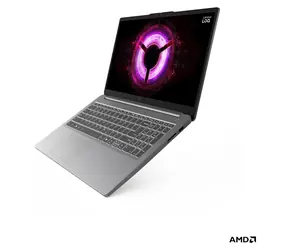 Lenovo LOQ 15ARP10E Luna Grey / Notebook / 15.6" FHD / AMD Ryzen 5 150 / 16GB / 512GB SSD / RTX 3050 6GB / Bez OS